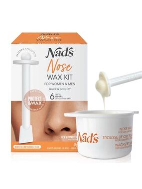 NIB Nad's Nose Wax Kit Quick, Easy Hair Removal for Men & Women